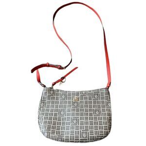 Anne Klein Crossbody Purse with orange accents